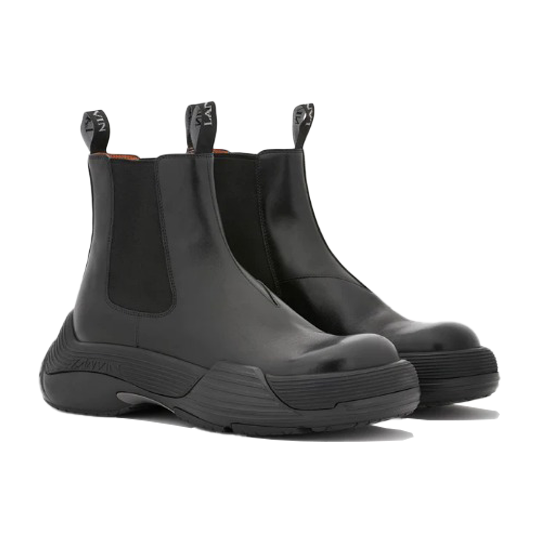LANVIN FLASH-X BOLD LEATHER BOOTS