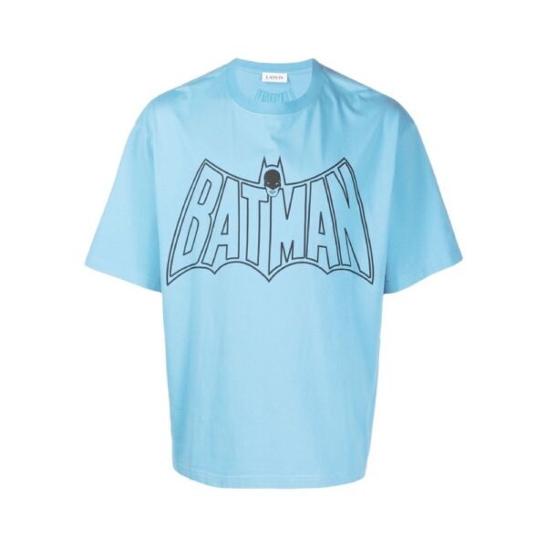 Lanvin Batman Graphic T-shirt Blue