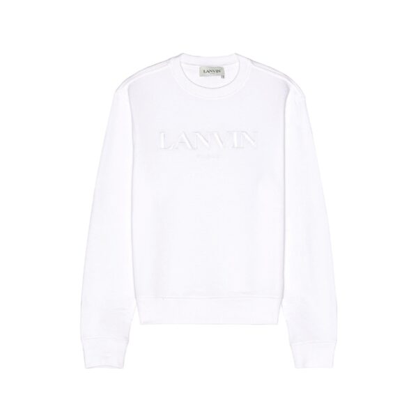 Lanvin Embroidered Sweatshirt White