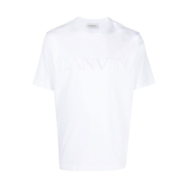 Lanvin Logo-Embroidered T-shirt White